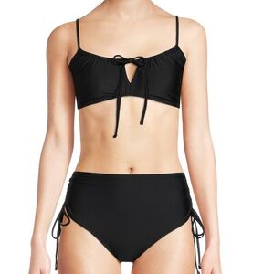 Womens Plus Size Keyhole Bikini Top and Bottom